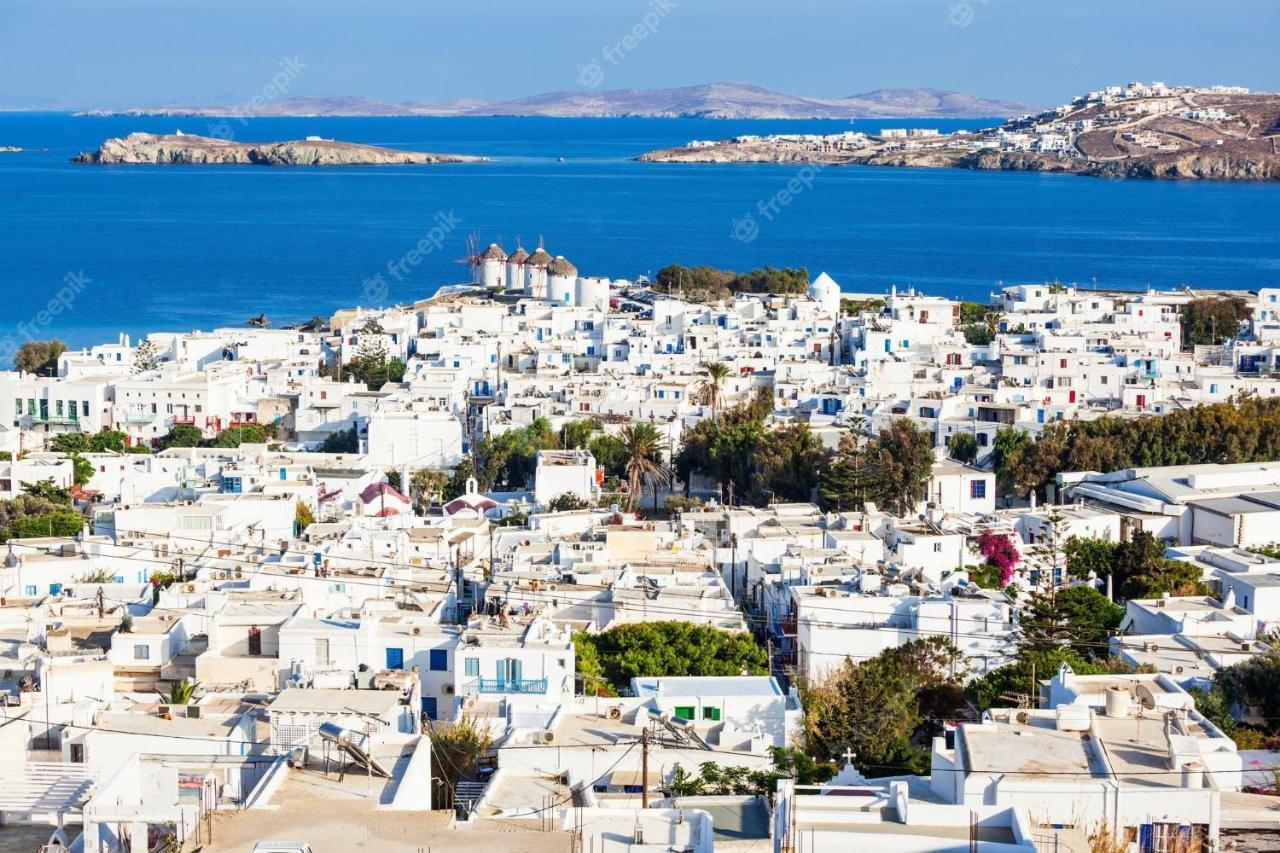Lakka Apartments In Chora Mykonos Town Exteriör bild